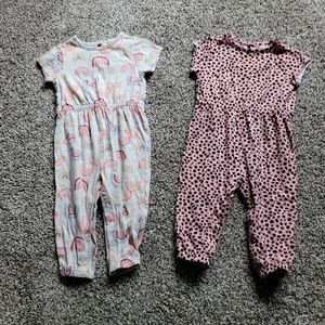 12- 18 month girls rompers